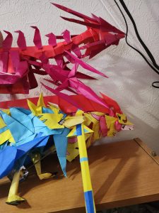 本当は12時に完成してました　ムゲンダイナ色違い　ザマゼンタ色違い　ザシアン色違い　飾りました！