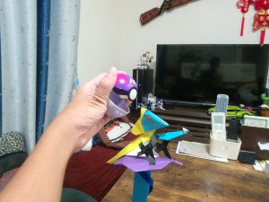 インテレオン捕獲中