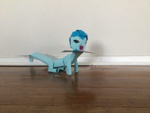 シャワーズテラスタル制作途中2