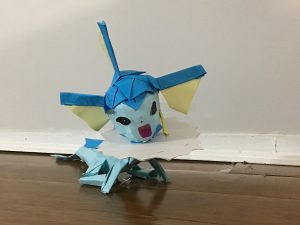 シャワーズテラスタル制作途中3
