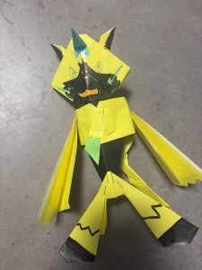 簡単立体風ゼラオラ