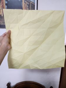 ザシアン途中　１枚折り　リアル折り紙