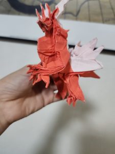 ミライドンとコライドンの折り紙　実は