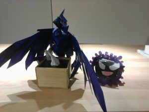 キョダイマックスアーマーガアとゴースを並べてみました！