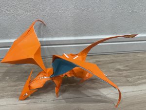 スマート立体メガリザードンy作りました