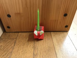 自信作枠お願いします&折り紙2枚で本格カミッチュ